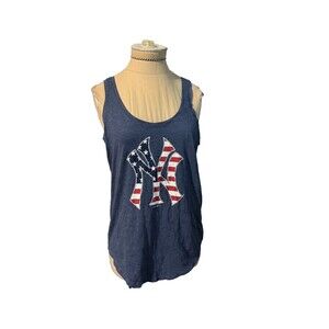 5th & Ocean NY Yankees Patriotic Tank Blue Size Small